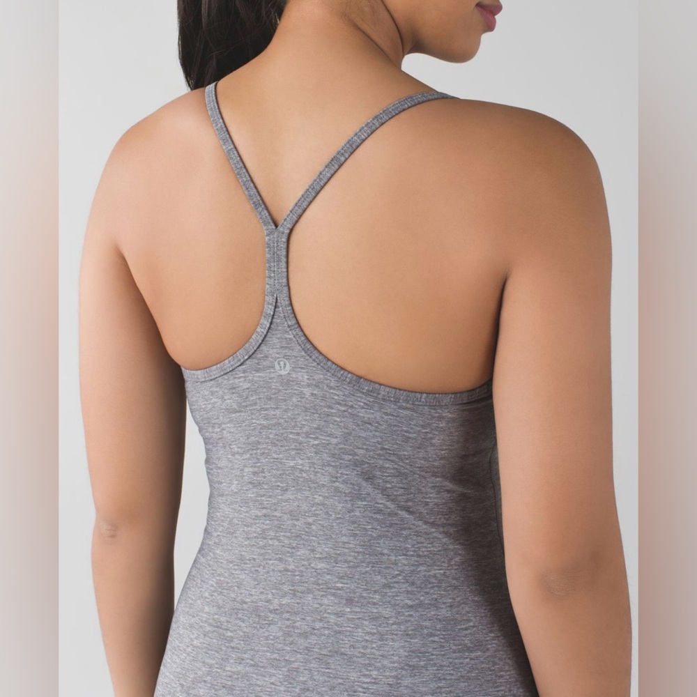 Gray Racerback Tank Top - Picture 6 of 9